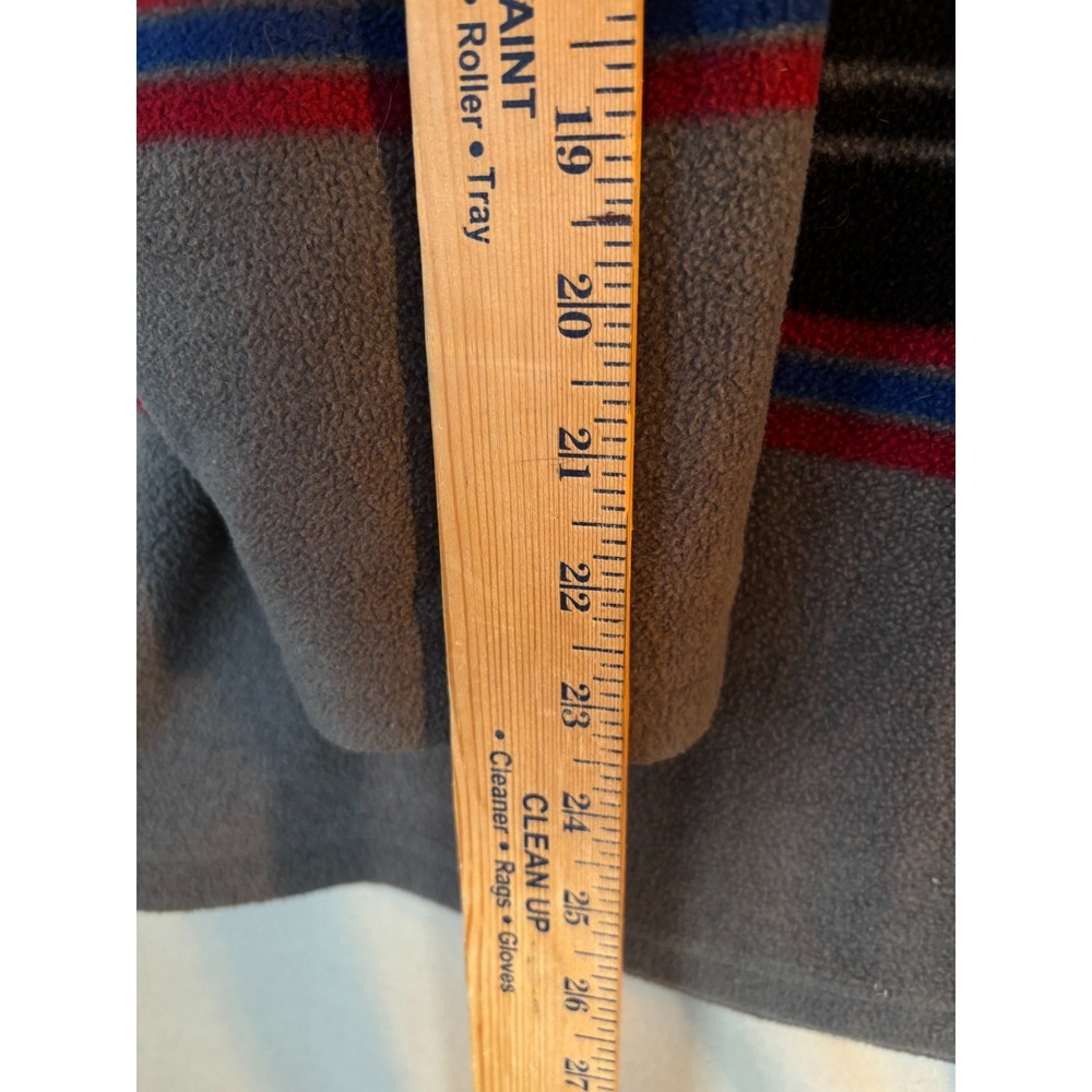 VTG 90s Tommy Hilfiger Outdoors Expedition Fleece Jacket Mens LG Synchilla Snap - Picture 15 of 16